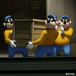 Beagle Boys as they appear in Duckworld Smart Adventures