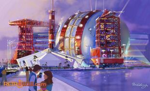 Cancelled plans for Space Pavilion at EPCOT