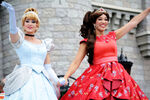 Cinderella with Princess Elena.