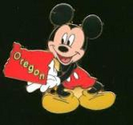 Oregon Mickey Pin