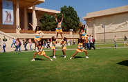 Cheerleader pose