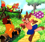 Br'er Rabbit and the tar baby