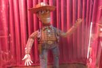 Woody as a marionette in Frontierland at Disneyland