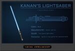 Kanan's lightsaber.