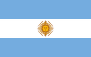 The flag of Argentina