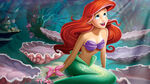 Ariel in the mersisters' bedroom