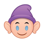 Dopey emoji for Disney Emoji Blitz