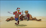 Launchpad in his desert attire in DuckTales the Movie: Treasure of the Lost Lamp