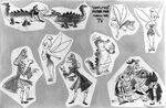 Model designs of Tinker Bell and other Peter Pan characters for television by Tom Oreb