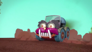 Animal as a monster truck.