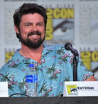 Karl Urban attending the 2019 San Diego Comic Con.