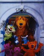 Bear characters autographs