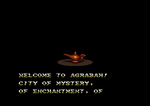 The Lamp in the SNES version of Aladdin Video Game