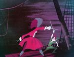 Peter faces off against Hook, by Mary Blair.