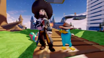 Barbossa and Perry the Platypus