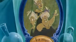 Portrayal of octopan children, featuring Ursula, Morgana, and their mother.