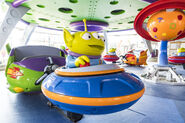 Alien Swirling Saucers