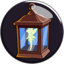 As the "Fairy Lantern" Badge in Disney Heroes: Battle Mode