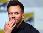 Joel McHale speaks at the 2014 San Diego Comic Con.