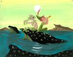 Peter and a mermaid by Mary Blair.