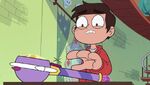 Marco hesitates