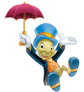 Jiminy Cricket (1940-1971; archival recording in Once Upon a Studio)