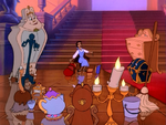 The Music Box between Fifi and Mrs. Potts in Belle's Magical World.