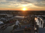 View from Panoramagique at sunset