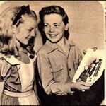 Kathryn with Bobby Driscoll