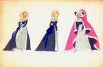 Colorful designs of Cinderella by Mary Blair.