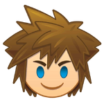 Sora's emoji for Disney Emoji Blitz.