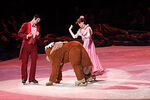 Nana with George and Mary in Disney on Ice