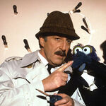 Gonzo with Peter Sellers as Inspector Jacques Clouseau.