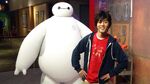 Hiro and Baymax in Disney's Hollywood Studios.