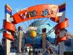 Front entrance to Disney Village