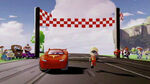 Lightning McQueen racing Dash