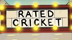 Rated Cricket titlecard