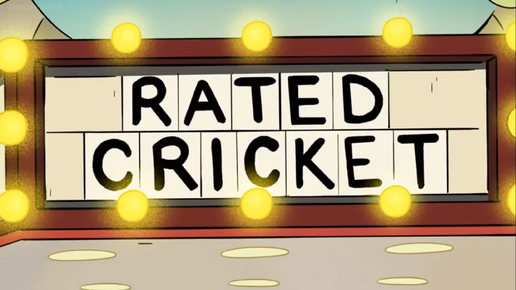 Rated Cricket titlecard