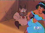 Phil with Jasmine in Hercules and the Arabian Night