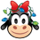 Christmas Clarabelle Cow