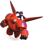 HiroflyingonBaymaxRender