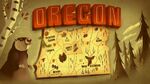 A map of Oregon as seen in Gravity Falls