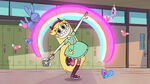 Star Butterfly showing off her magic.