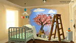 Visual development of the baby's bedroom by Daniel Arriaga.