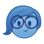 Sadness' emoji for Disney Emoji Blitz