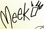 Meeko's signature