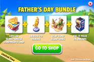 Father's Day Bundle (Grilled Three-Cheese Sandwich Stand + Tribute to Heroes + Olaf Sand Sculptures + Fix-It Felix Jr. Arcade)