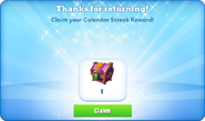 Streak Rewards Calendar