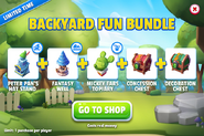 Backyard Fun Bundle (Peter Pan's Hat Stand + Fantasy Well + Mickey Ears Topiary + Concession Chests + Decoration Chests)