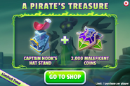 A Pirate's Treasure (Captain Hook's Hat Stand + Maleficent Coins)